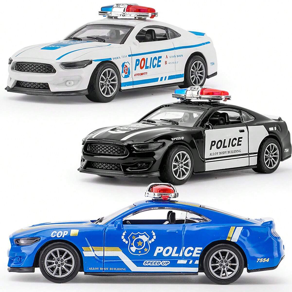 Kids Toys Young - 合金製モデルカー、プルバック機能付き、ドアが開かない、ダイキャスト製、子供向けコレクタブル玩具