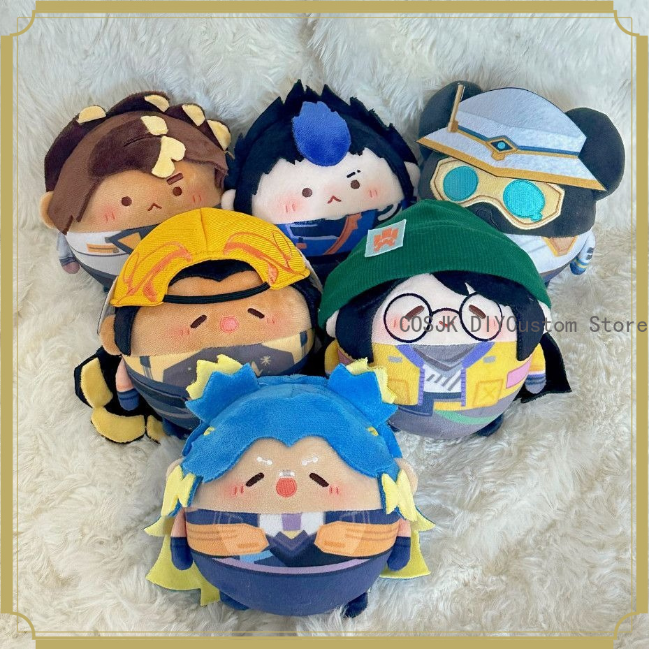 Soft Plush Doll - セージ・オーメン・ジェット・フェニックス・キルジョイ VALORANT かわいいコスプレぬいぐるみヒトデボディ漫画ミニソフトぬいぐるみモデル誕生日プレゼント 10 センチメートル