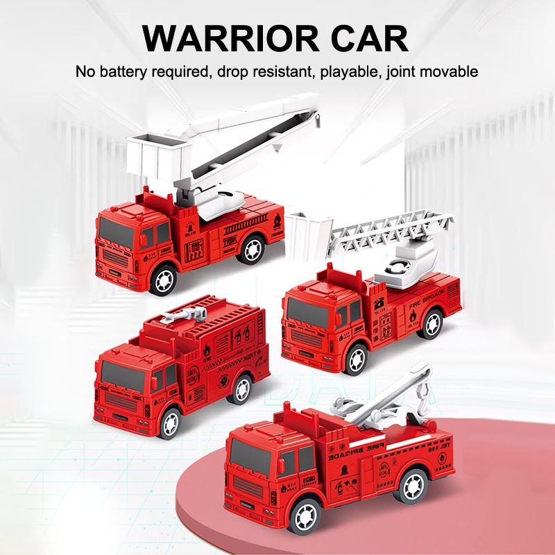 Kids Toys Young - 1個入り子供用おもちゃ車、慣性式清掃車モデル、プルバック式工事車両、男の子向けおもちゃ、子供向け、男の子への理想的なギフト