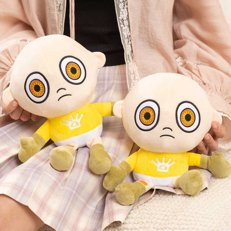Kids Toys And Games - 26cm 黄色のぬいぐるみ かわいい赤ちゃんぬいぐるみ ソフトドール ゲームぬいぐるみ 子供のおもちゃ