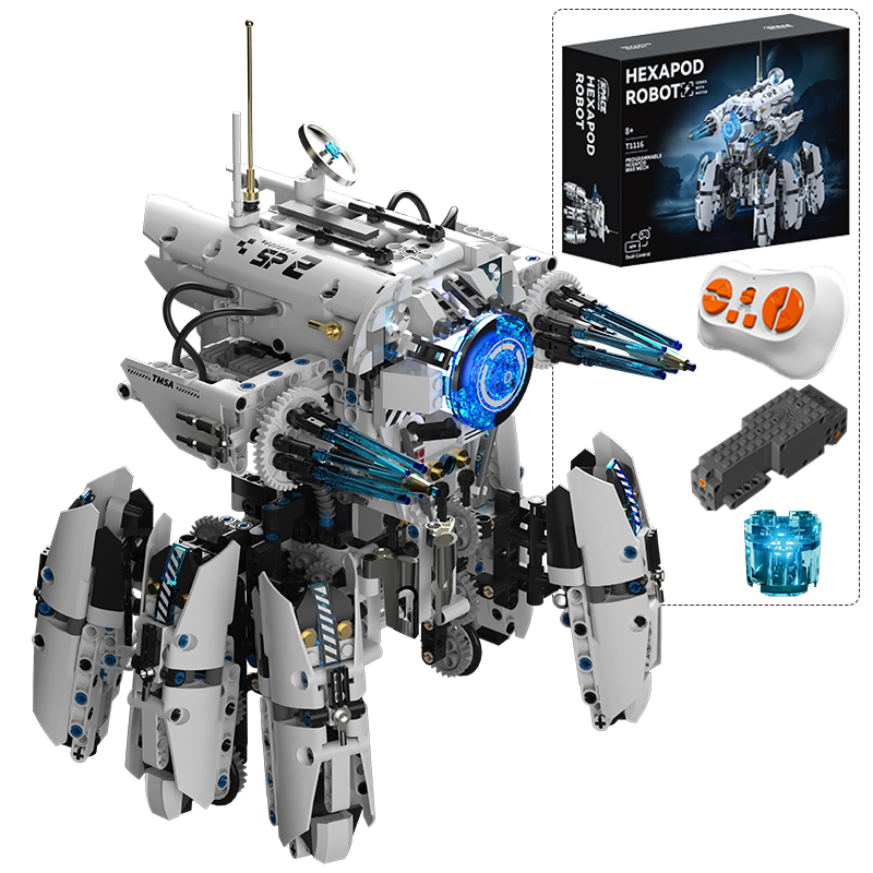 Lego Set City - テクニカルプログラミング ヘキサポッドロボット サイエンスフィクション ウォーマシン ビルディングブロック シティ