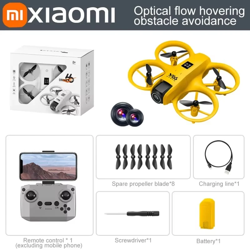 Xiaomi Kids Toys - V66 ミニ WiFi 折りたたみ式マイクロ飛行機ドローン Xiaomi 8K