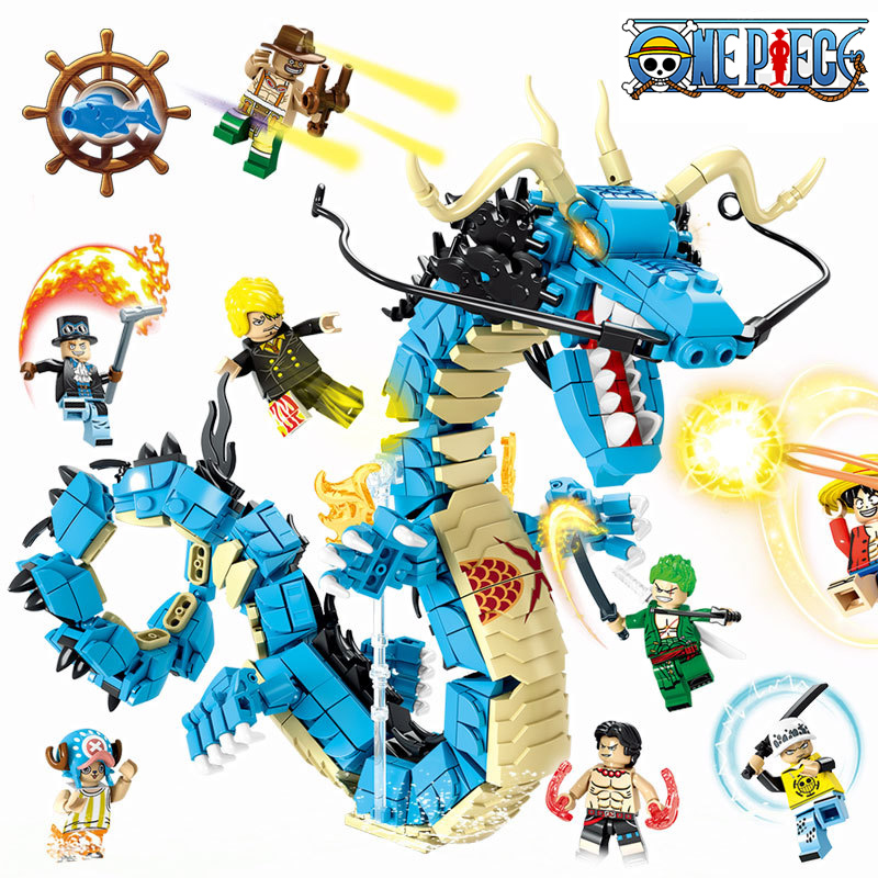 Kids Toys Box - ワンピース 組み立てブロック ブラインドボックス ルフィ ゾロ カイドー