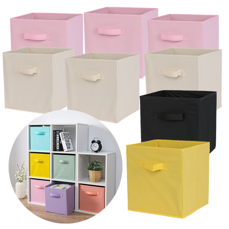 Kids Toys Drawers - 折りたたみ式キューブ収納ビン不織布収納ボックス家庭用品、子供のおもちゃ収納オーガナイザーキャビネット引き出し整理