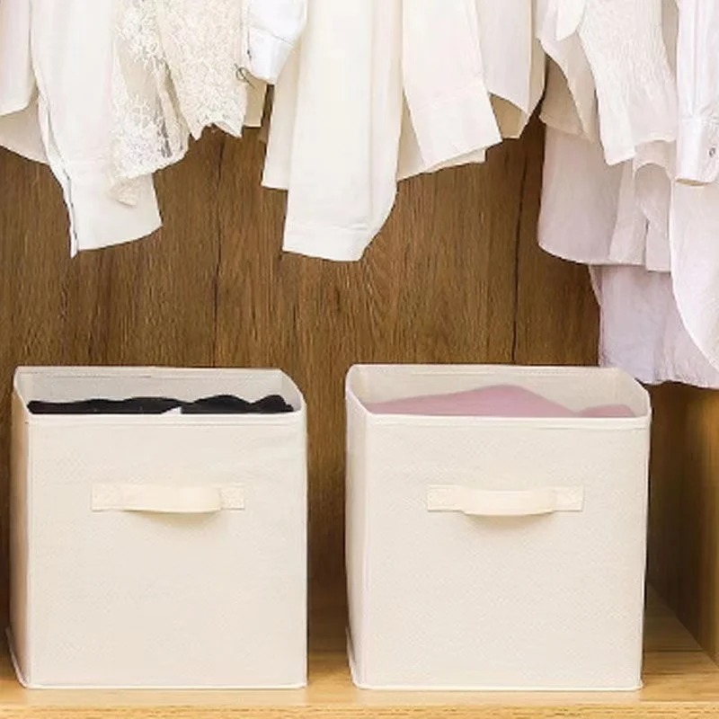 キューブ型不織布収納ビン 折りたたみ式収納ボックス 家庭用品 - Kids Toys Drawers のレビューと価格
