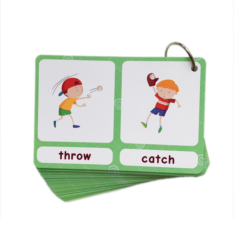 100組の反対語フラッシュカード 英語語彙カード 子供向け  - Kids Toys And Games のレビューと価格