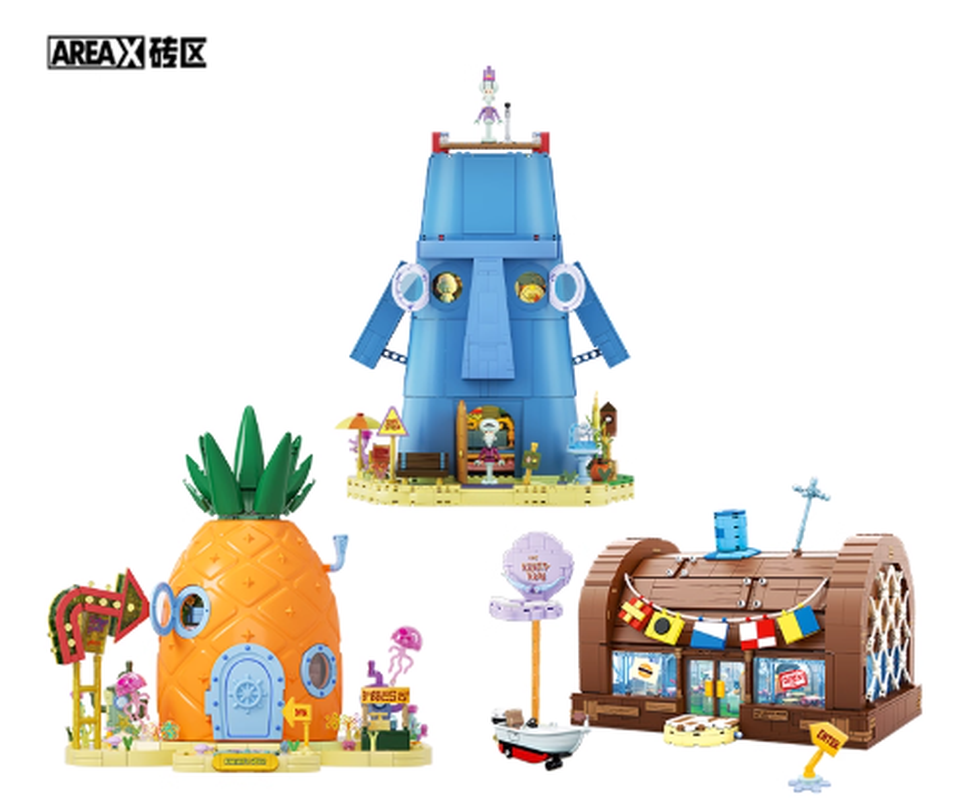 エリアックス スポンジボブ ビキニボトム ビルディングブロッ - Kids Toys Box のレビューと価格