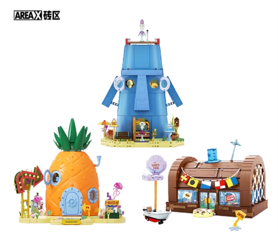 エリアックス スポンジボブ ビキニボトム ビルディングブロッ - Kids Toys Box のレビューと価格