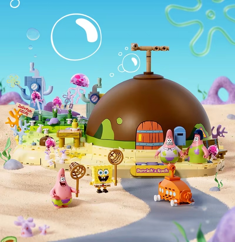 エリアックス スポンジボブ ビキニボトム ビルディングブロッ - Kids Toys Box のレビューと価格