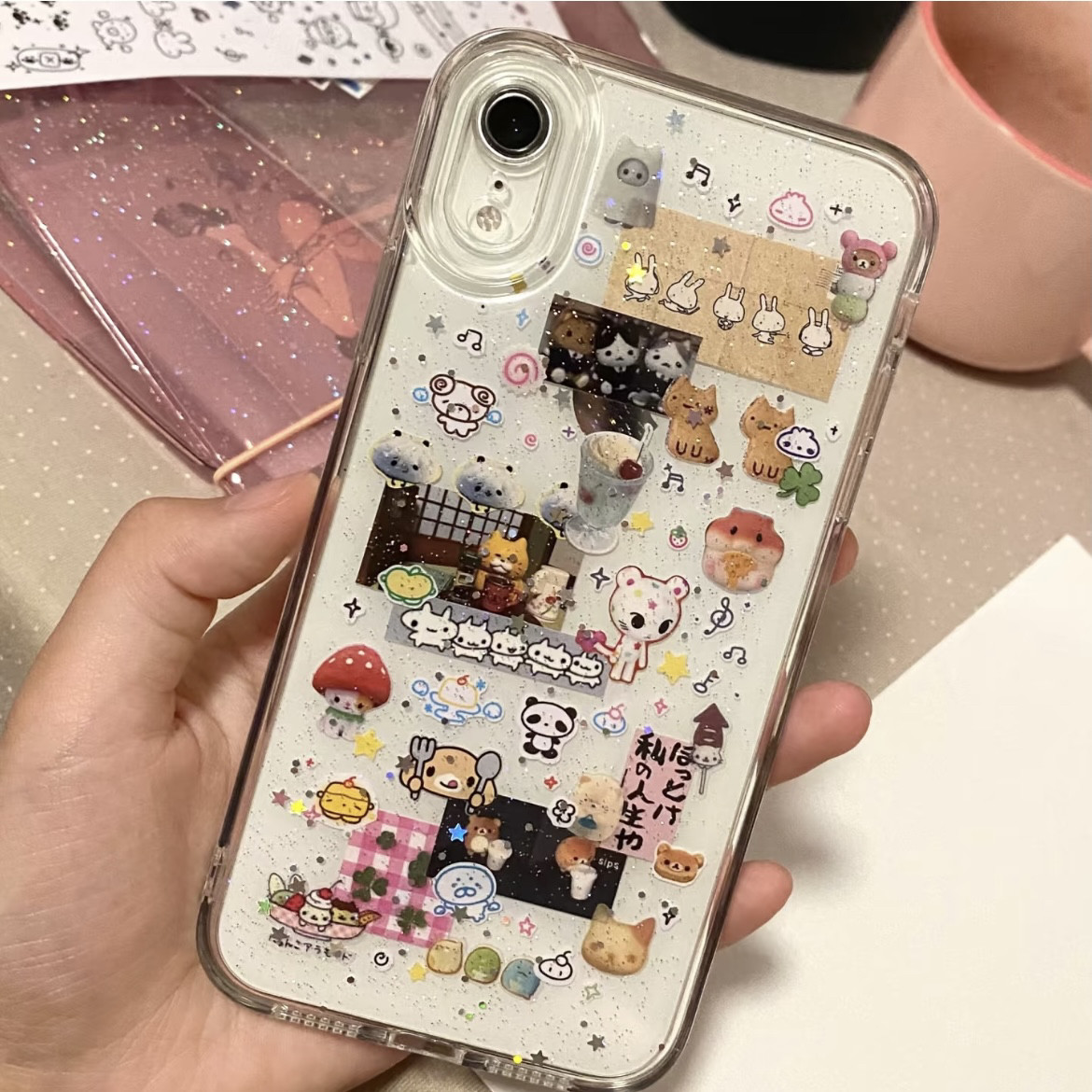 可愛いドールステッカー付きスマホケース Xiaomi Red - Xiaomi Kids Toys のレビューと価格