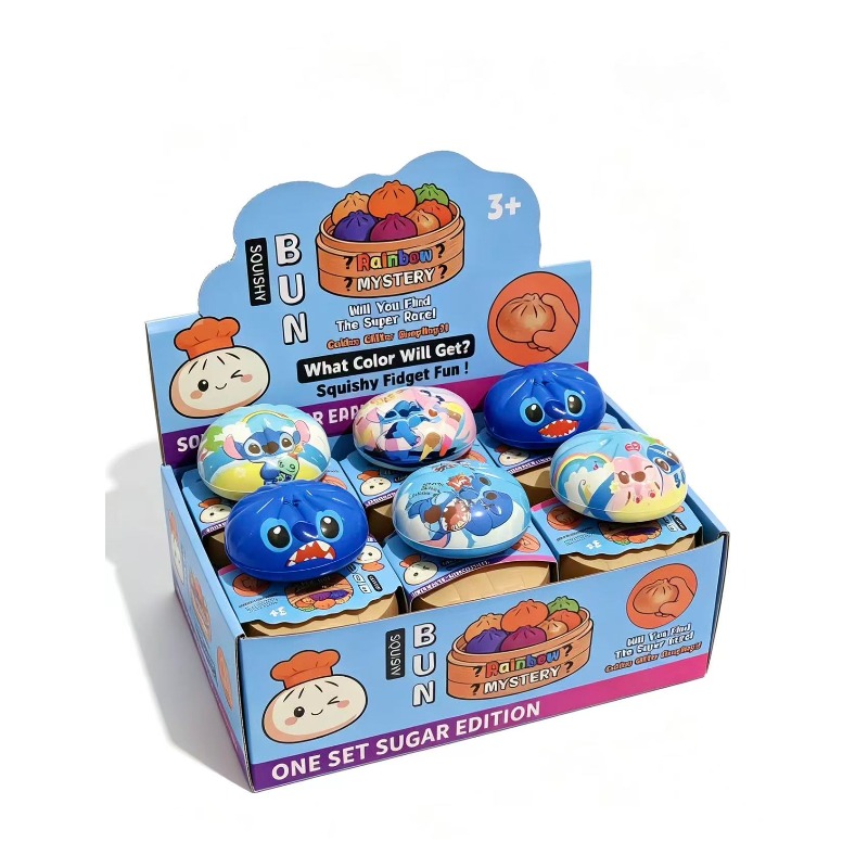 アニメステッチ スクイーズ蒸しパン フィジェットトイ スロー - Kids Toys Box のレビューと価格
