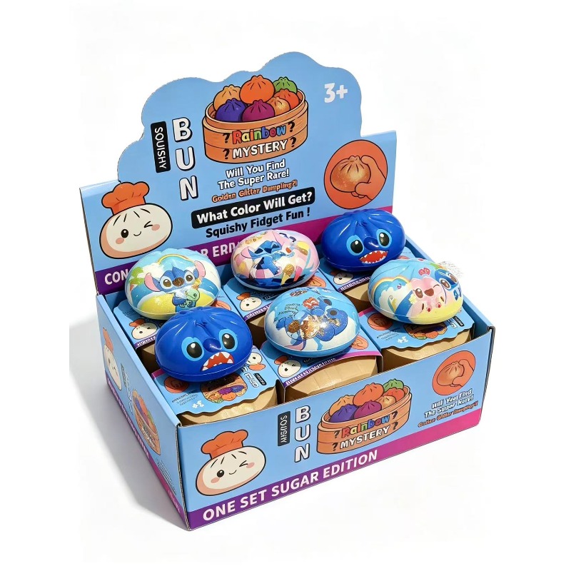 アニメステッチ スクイーズ蒸しパン フィジェットトイ スロー - Kids Toys Box のレビューと価格