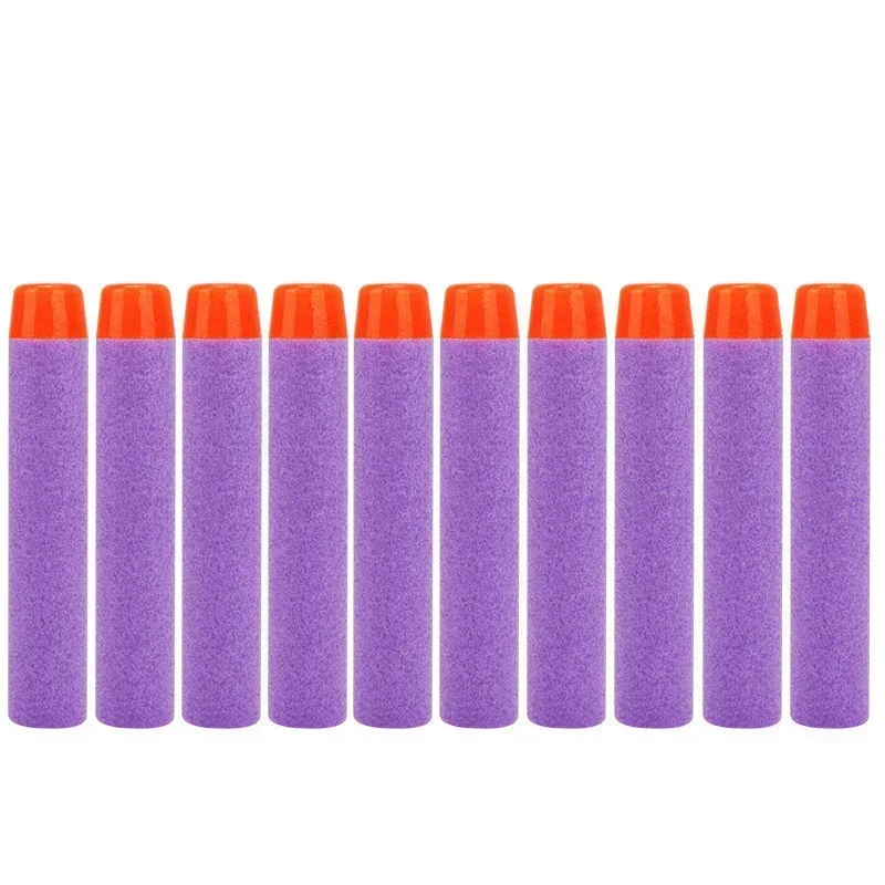 23KPurple ソリッドラウンドヘッド弾丸 7.2 セン - Foam Dart Gun のレビューと価格