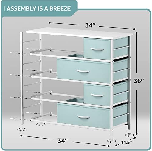 8段引き出し付きドレッサー - 子供、ティーンエイジャー、寝 - Kids Toys Drawers のレビューと価格