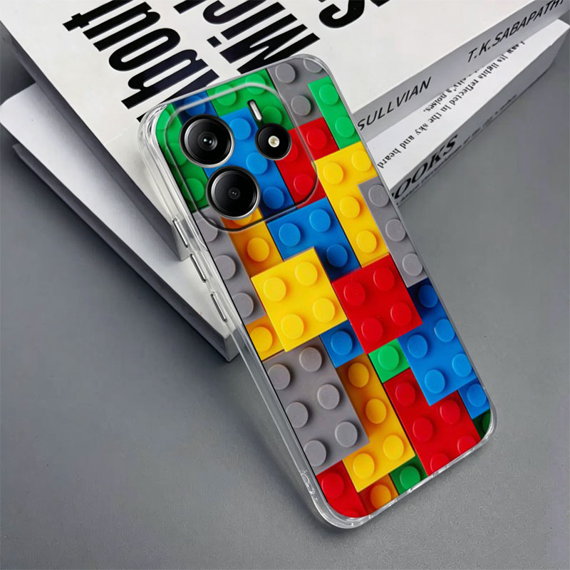 おもちゃのブロック柄 カラフルで可愛い子供用スマホケース X - Xiaomi Kids Toys のレビューと価格