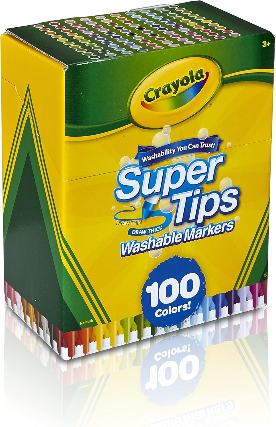 クレヨラ スーパーチップス マーカーセット 100色入り 洗 - Crayola Art Supply のレビューと価格