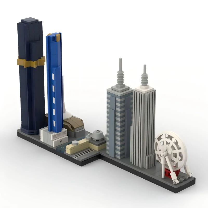 都市のランドマーク建築クリエイティブデザインビルディングブロ - Kids Toys Melbourne のレビューと価格