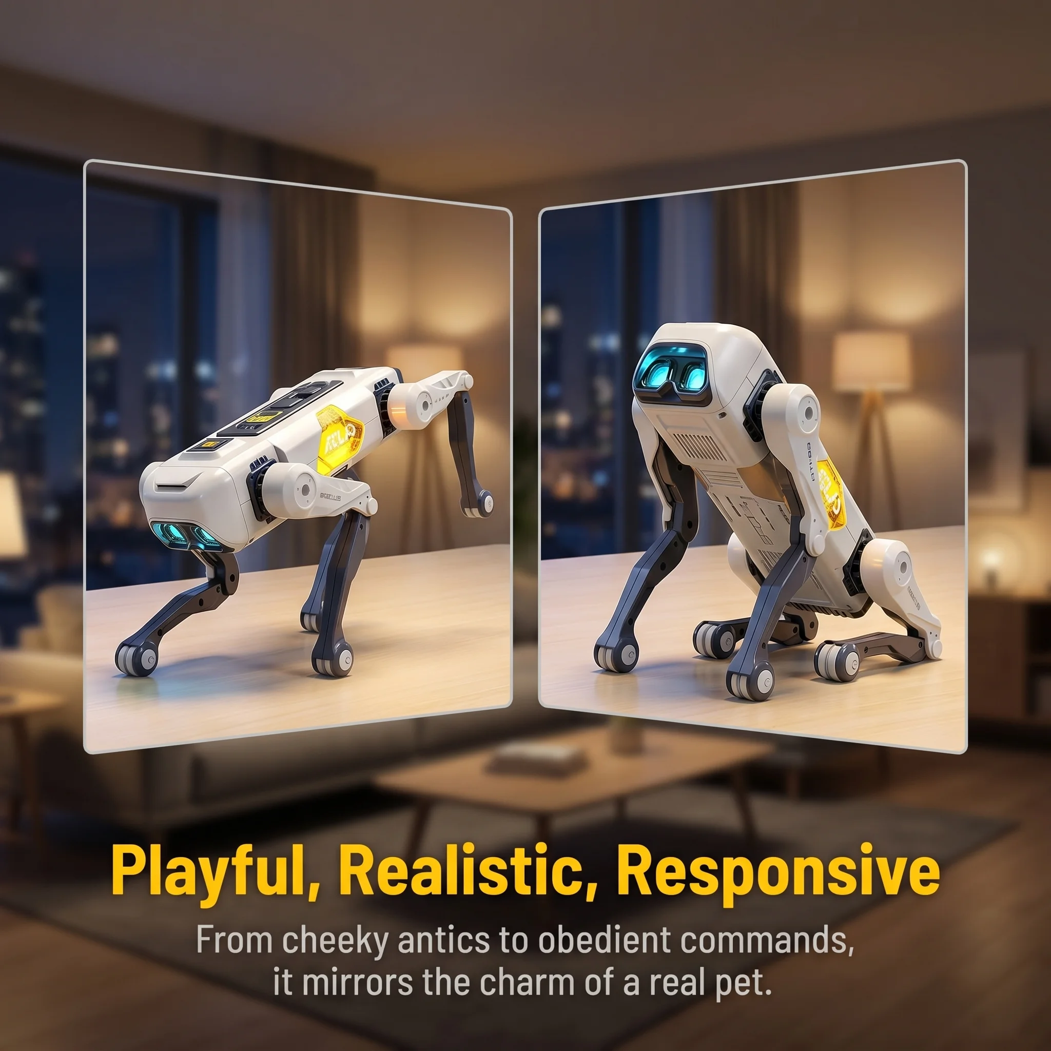 AIスマートロボット犬、音声＆アプリ制御、プログラミング、ダ - Kids Toys Young のレビューと価格