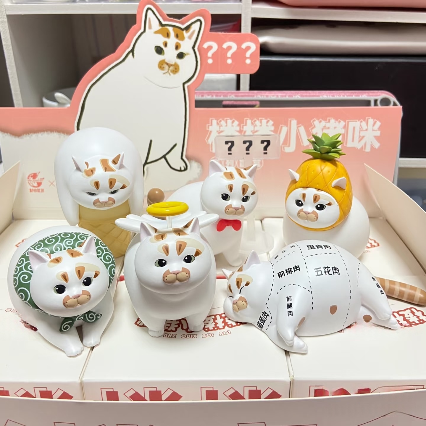 かわいいルールー小珠ミーブラインドボックスおもちゃ猫モデルか - Xiaomi Kids Toys のレビューと価格