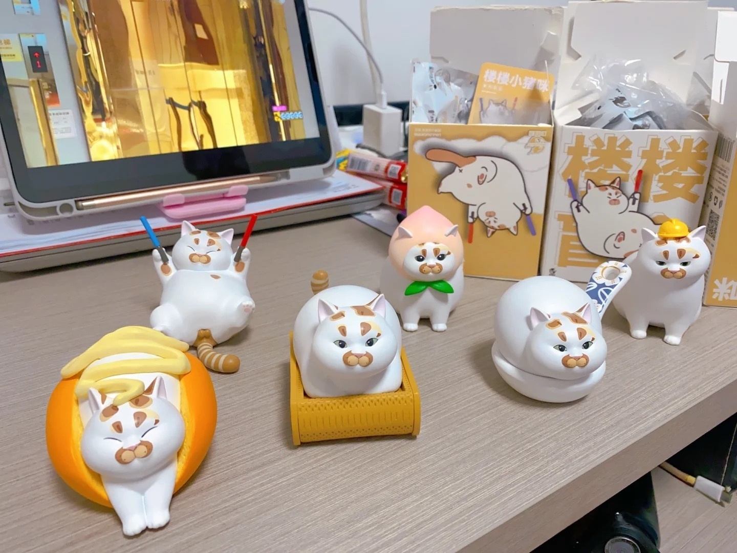 かわいいルールー小珠ミーブラインドボックスおもちゃ猫モデルか - Xiaomi Kids Toys のレビューと価格